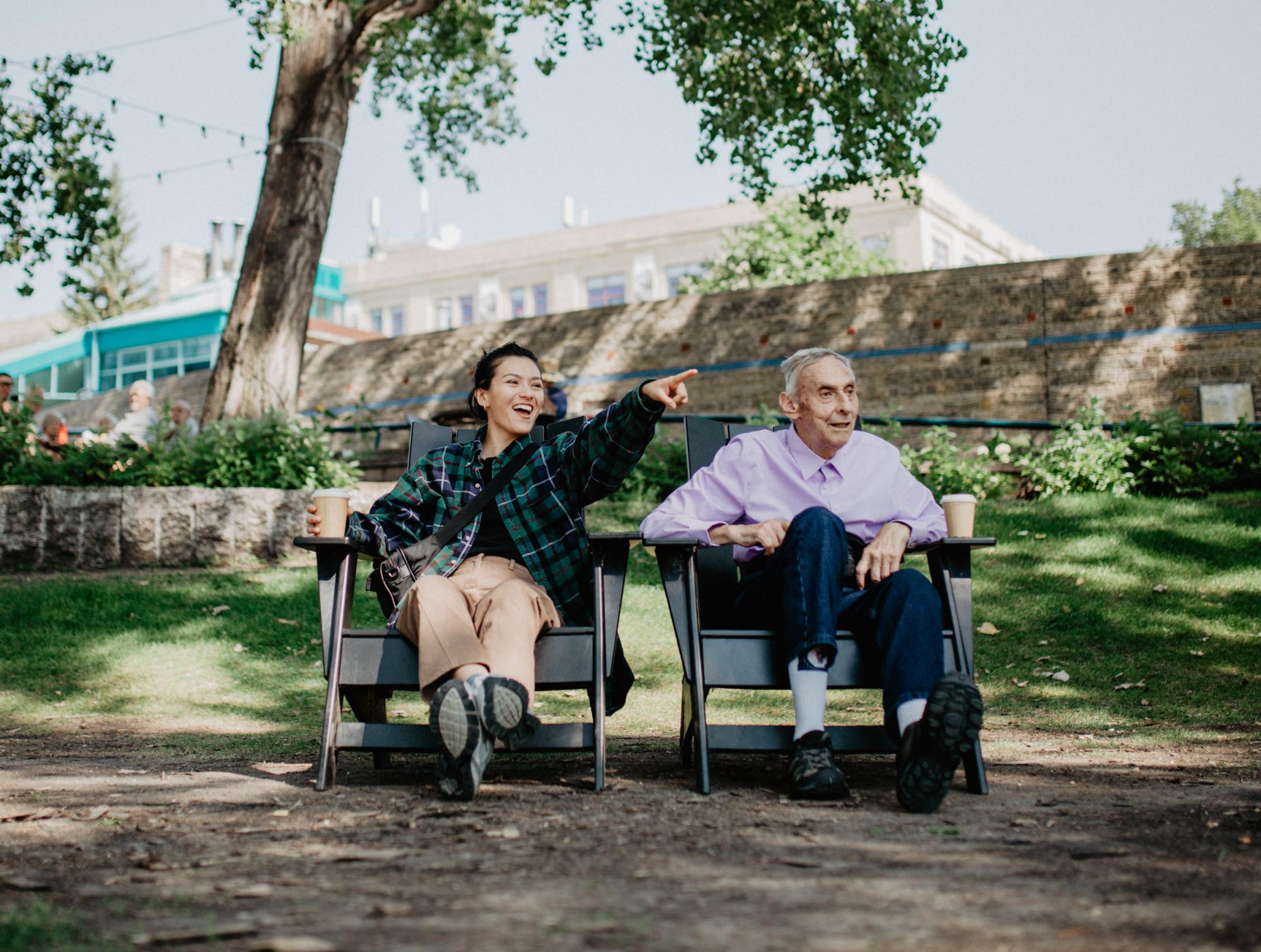 Gordie and Annalisa at the Forks