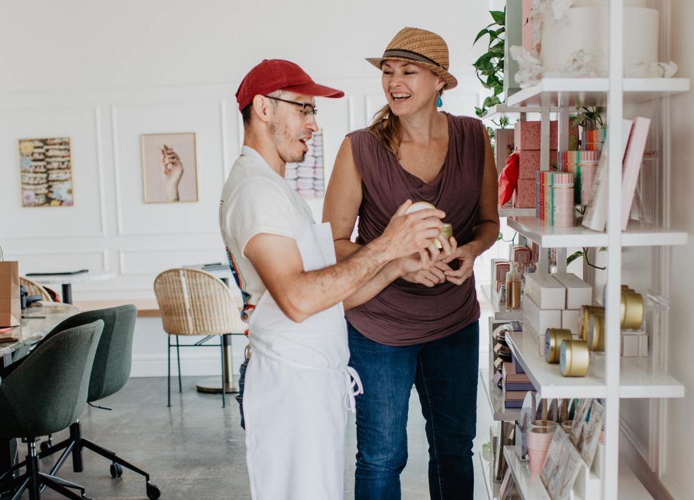 Leslie and Julio Shop